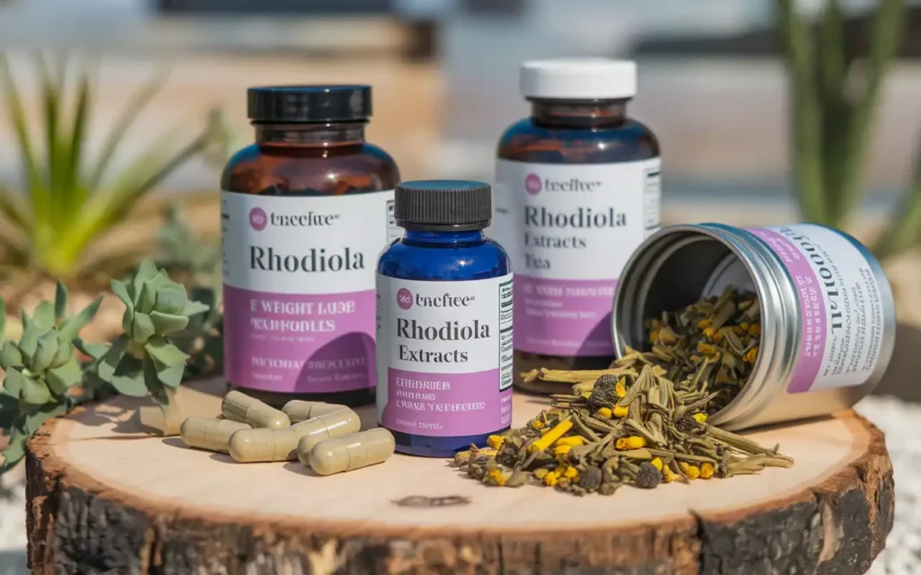 Different types of Rhodiola for weight loss supplements