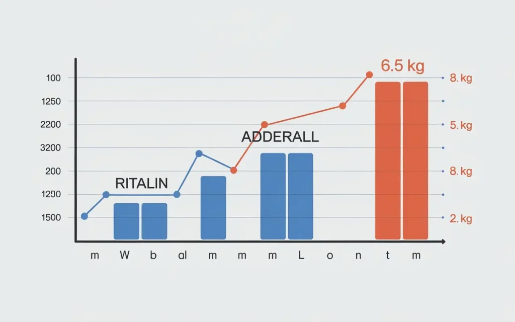 Effectiveness of Ritalin vs Adderall for weight loss