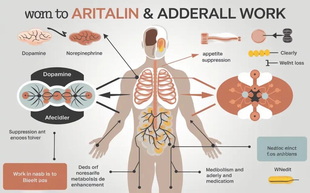 Mechanisms of Ritalin vs Adderall weight loss explained