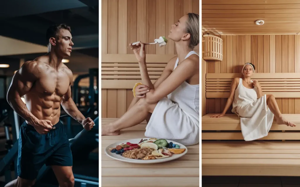 Integrating sauna weight loss into a fitness and diet plan