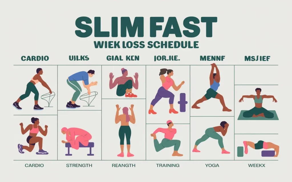 Slim Fast Weight Loss 4 Weeks Exercise Routine