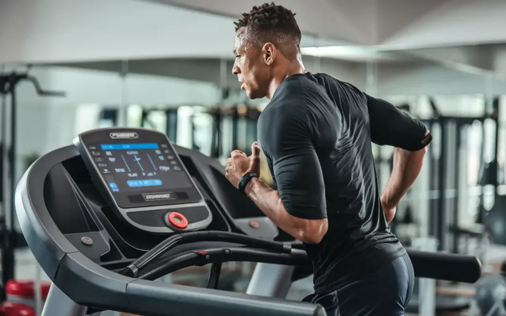 Interval training on treadmill for weight loss