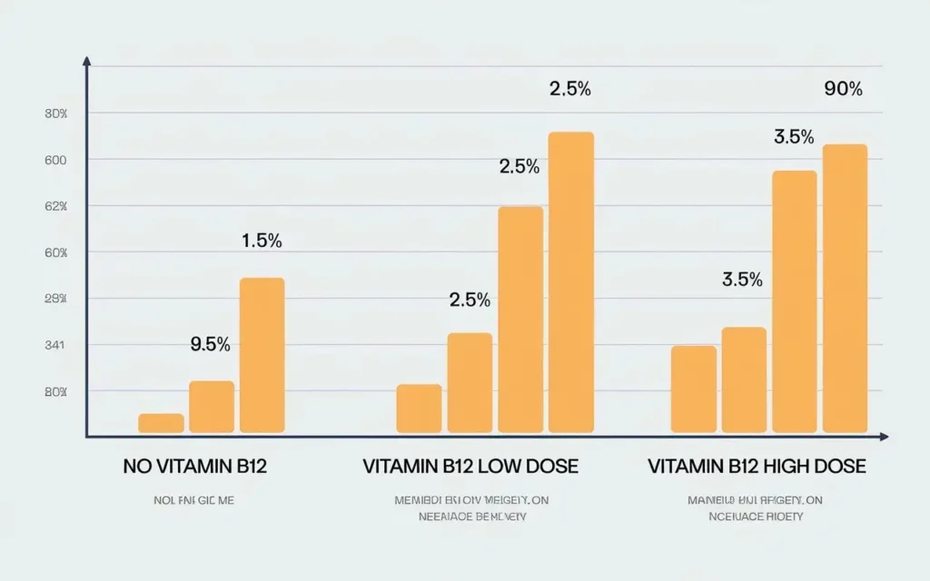 Vitamin B12 weight loss reviews scientific research data chart
