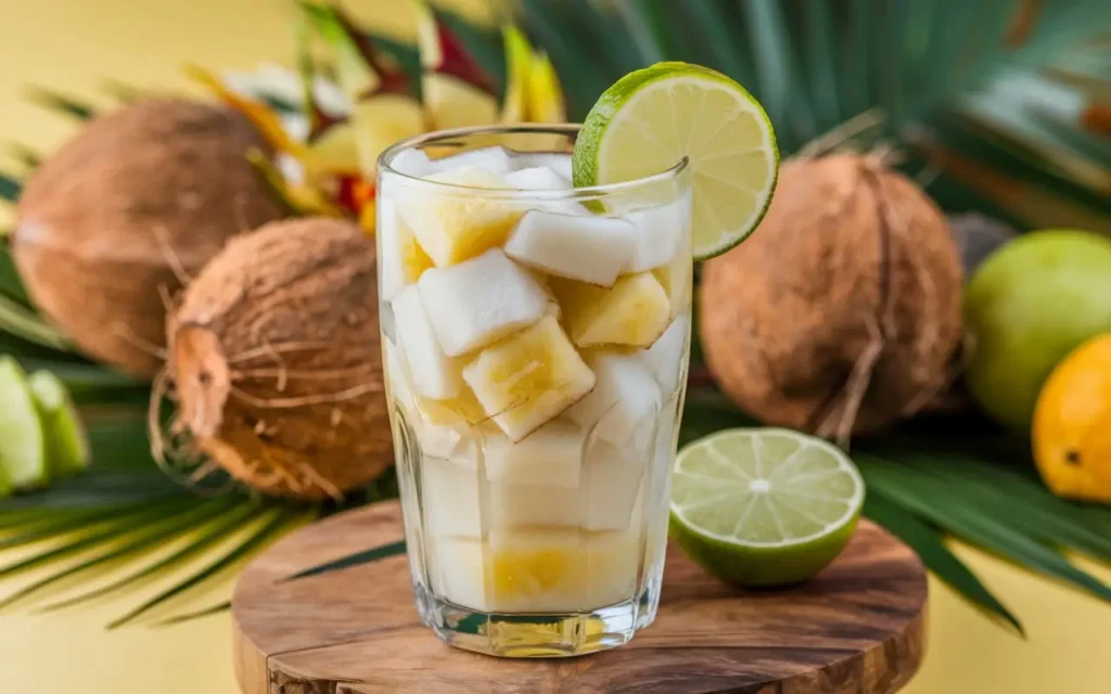 Homemade weight loss drinks coconut water blend