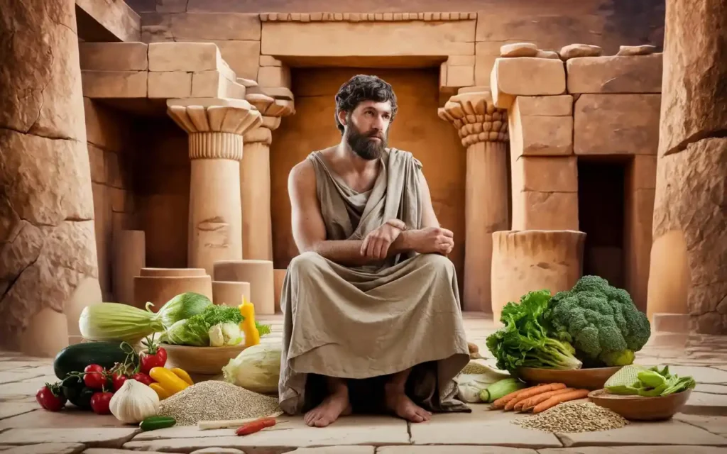 Illustration of Daniel Fast from the Bible