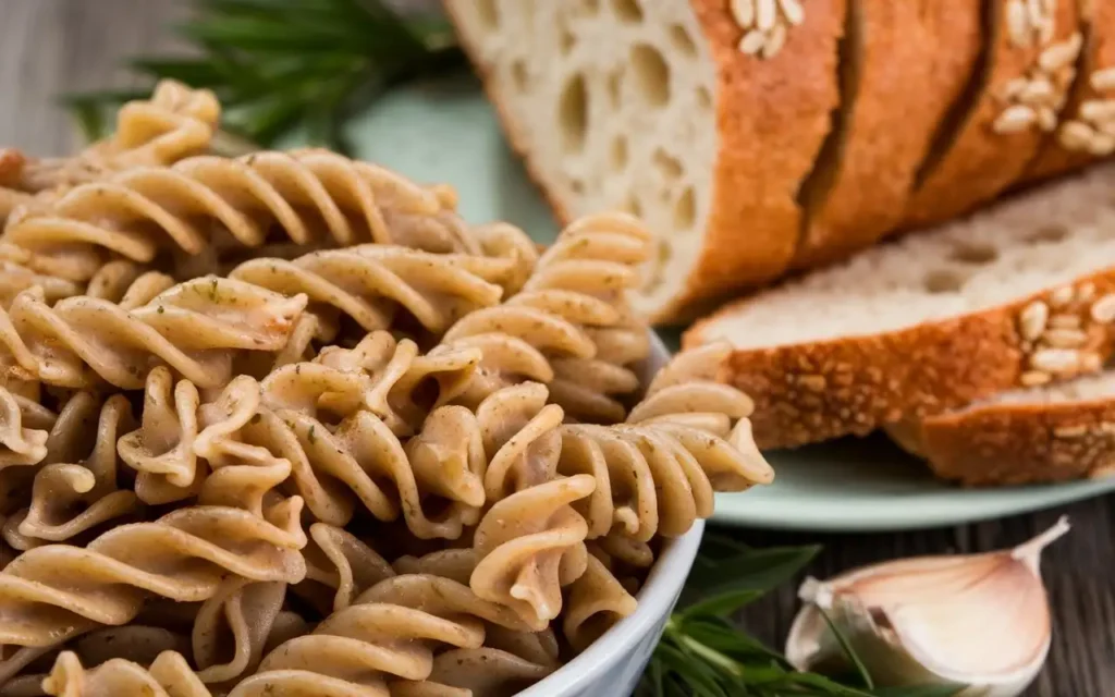 Whole grain pasta and bread as carbohydrate sources for swimmers.