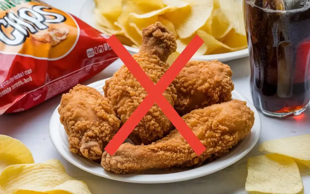 Fried and processed foods to avoid during recovery after hernia surgery