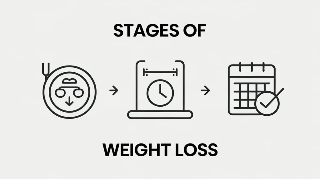 Person confidently stepping on a scale after achieving a diet to lose 20 pounds.