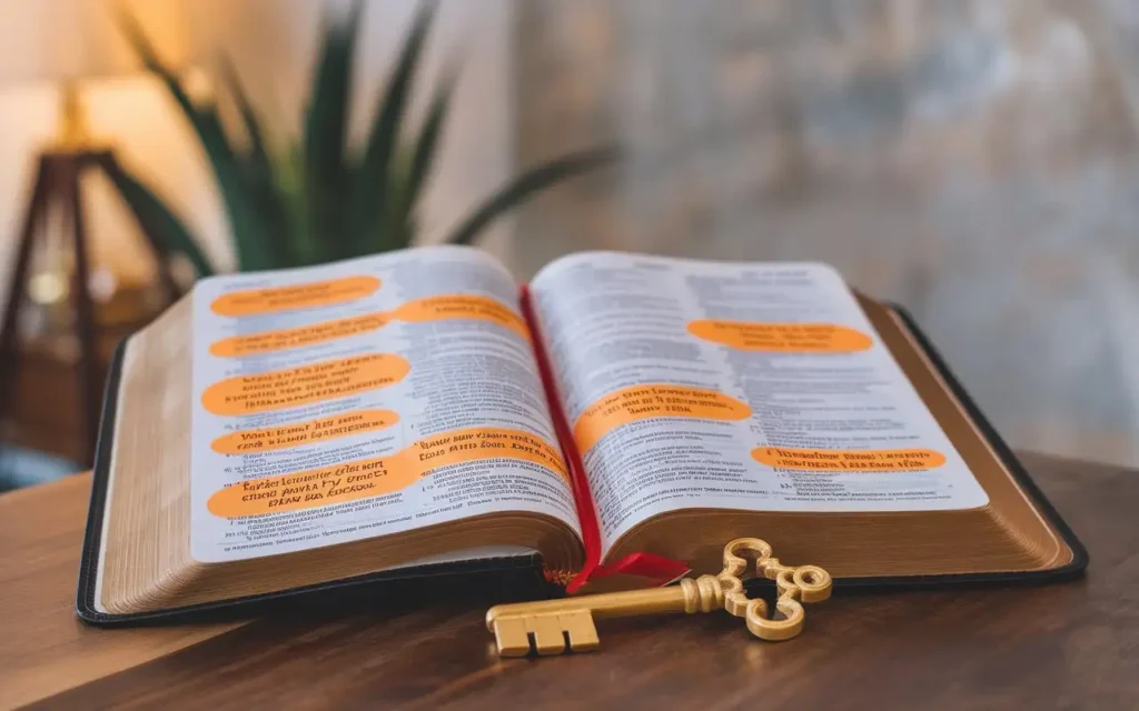 An image displaying key scriptures for financial breakthrough.