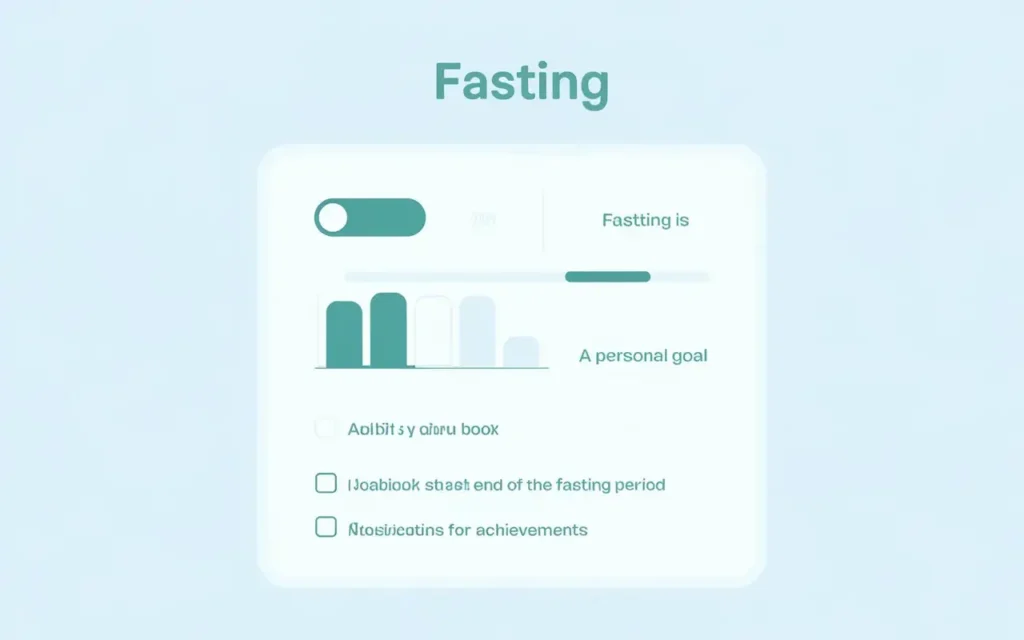 Personalization options in free fasting app with no subscription