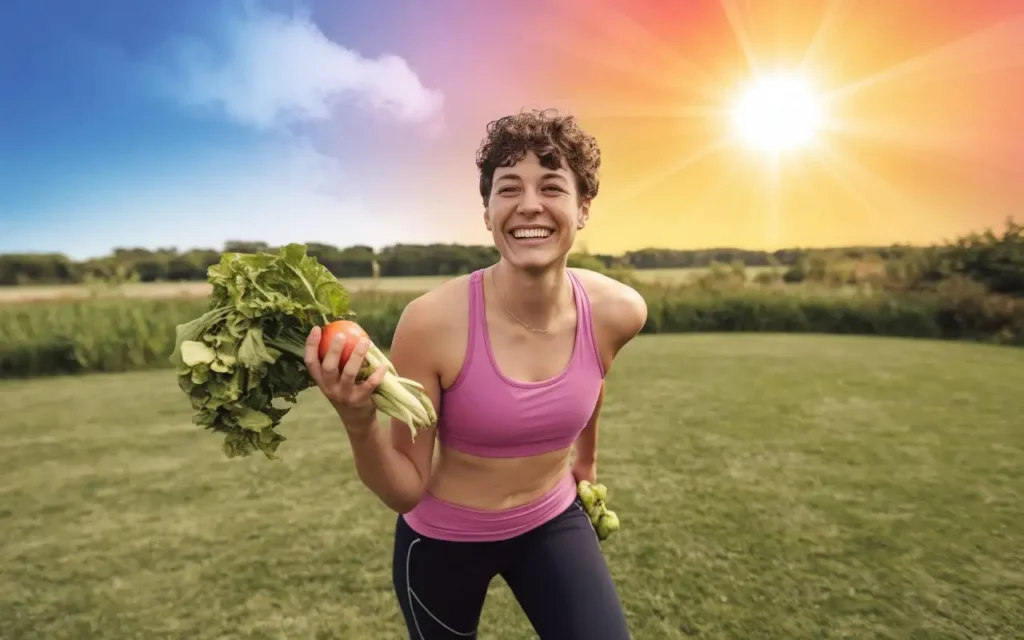 A happy, active person showcasing the benefits of the Gary Brecka Diet Plan