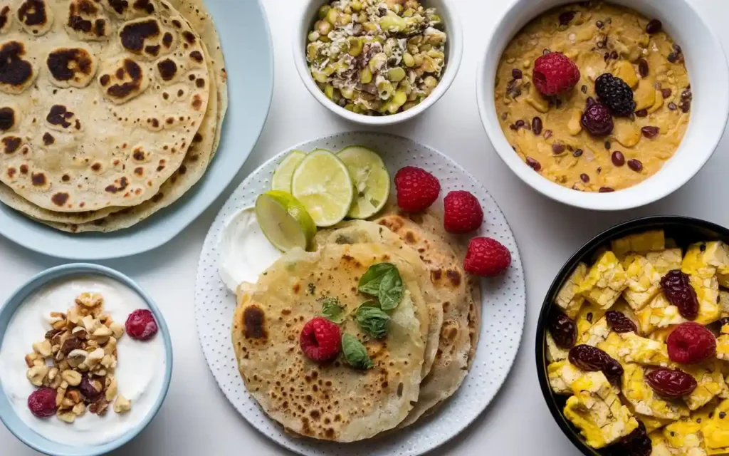 Vegetarian high protein Indian breakfast options for weight loss
