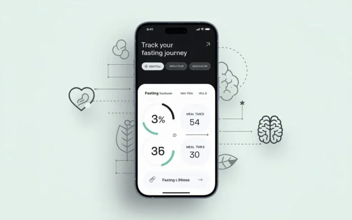 Intermittent Fasting Calculator interface on a smartphone