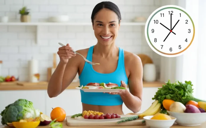 Woman practicing intermittent fasting for PCOS management