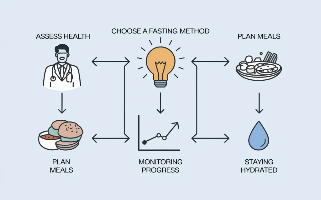 Step-by-step intermittent fasting plan for PCOS
