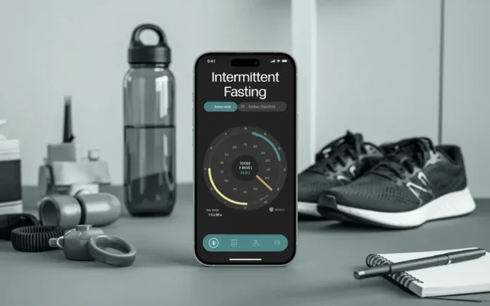 Intermittent fasting weight loss calculator interface on a smartphone