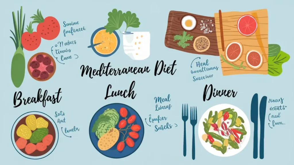 Mediterranean diet gluten free meal planning chart
