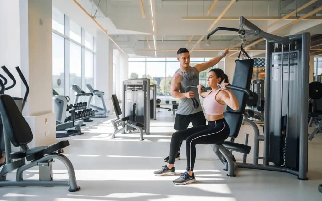 Customized exercise session at My Weight Loss Clinic