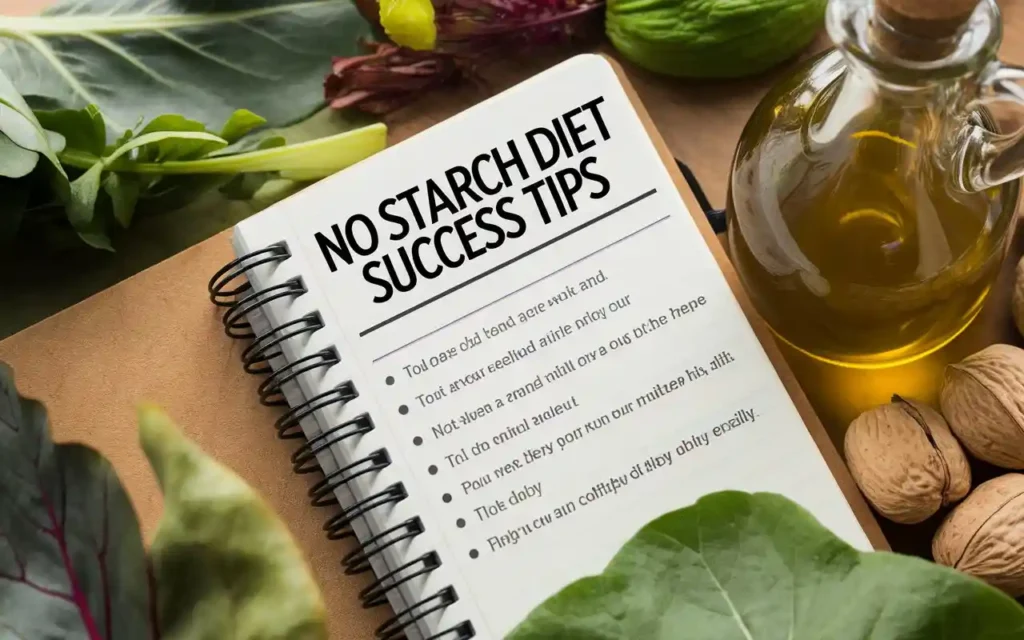 Checklist of tips for successfully following the no starch diet