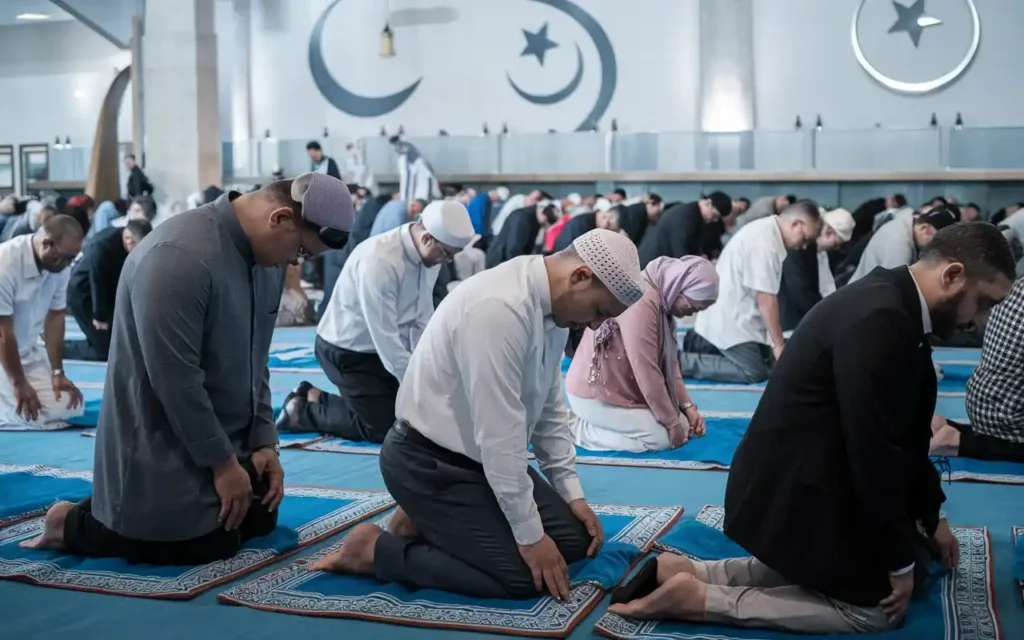 Traditional prayers being recited during fasting