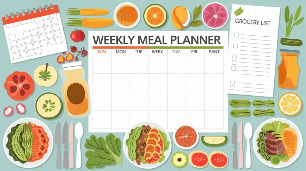 Meal planning for a 1000 calorie diet plan for weight loss