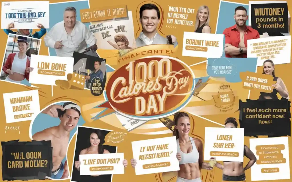 Success stories from the 1000 calories a day diet journey