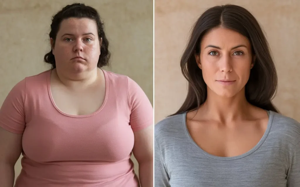 transformation with 1400 calorie diet