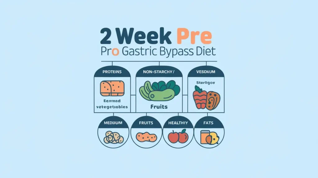 2 week pre op gastric bypass diet nutrition guidelines