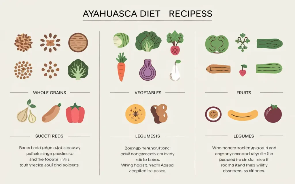 Illustrated guide to ayahuasca diet recipes principles