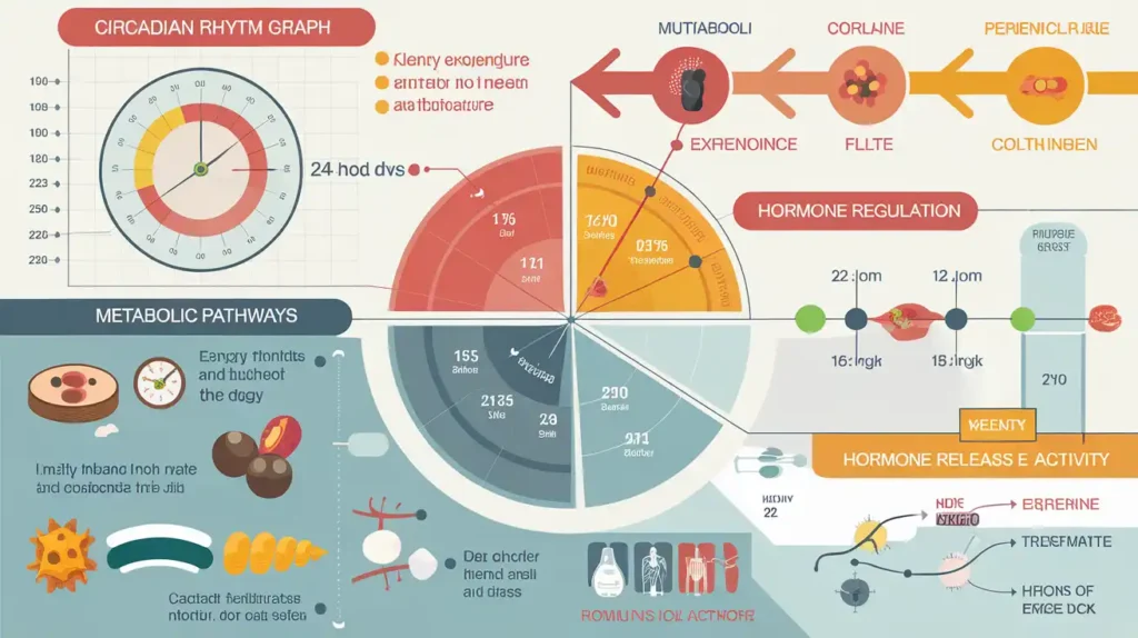 Scientific illustration of bi phasic diet concepts