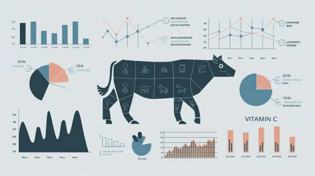 Research chart on carnivore diet vitamin c