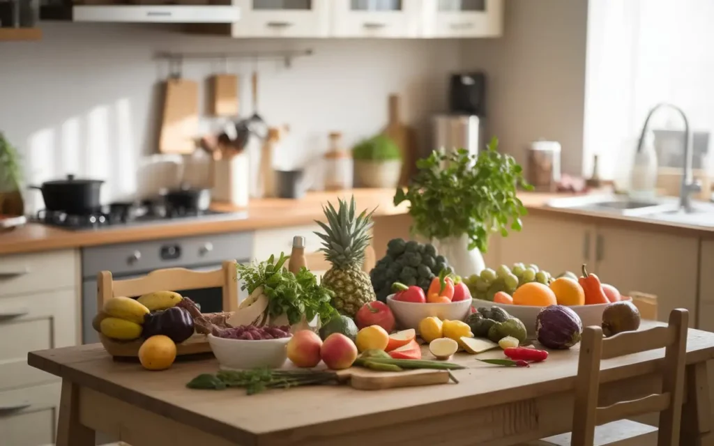 An inviting kitchen setting for cded diet introduction