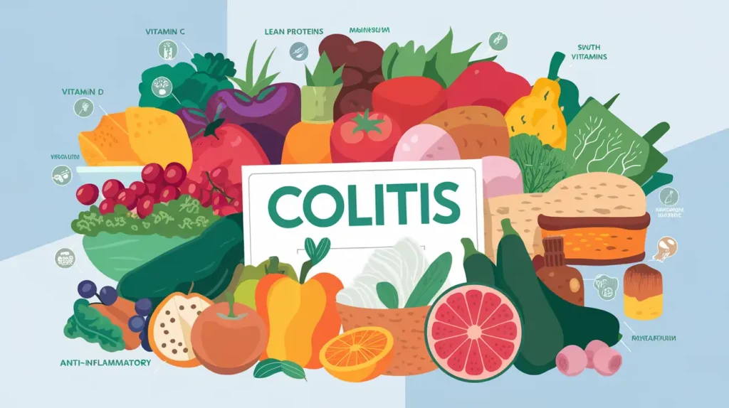 Nutritional chart for colitis diet recipes