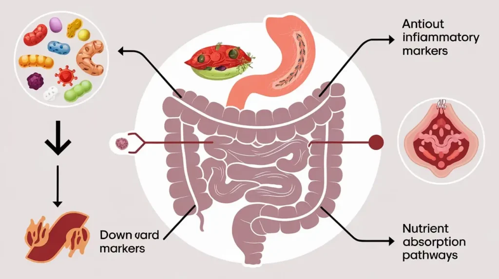 Scientific diagram of colitis diet recipes benefits