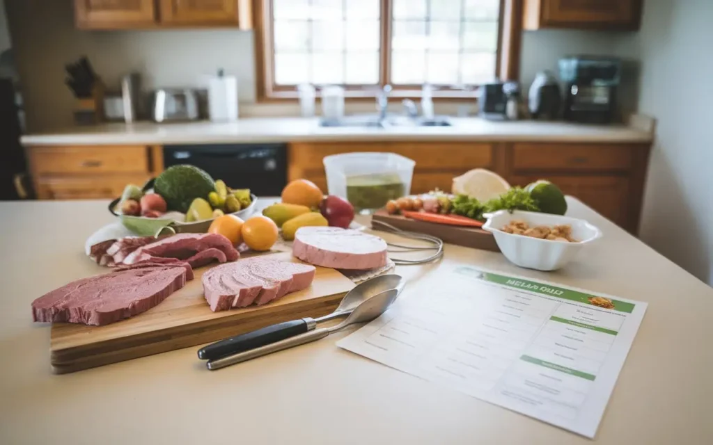 Patient preparing colonoscopy diet recipes with an organized meal plan