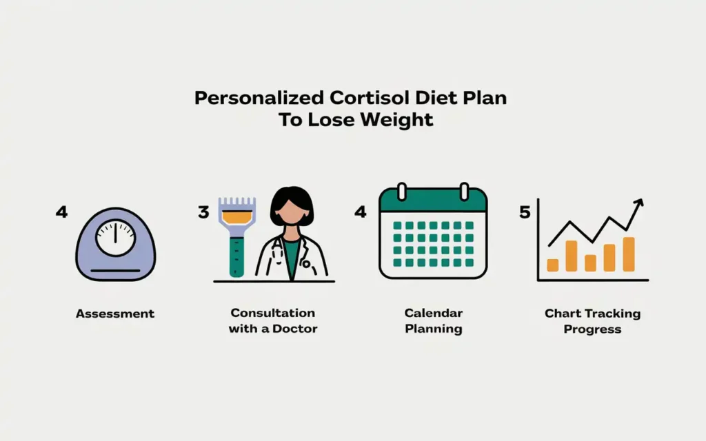 A step-by-step plan for the cortisol diet to lose weight