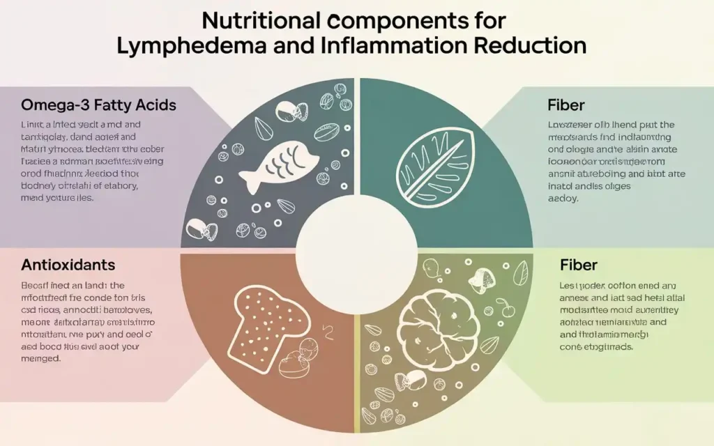 infographic on diet for lymphedema