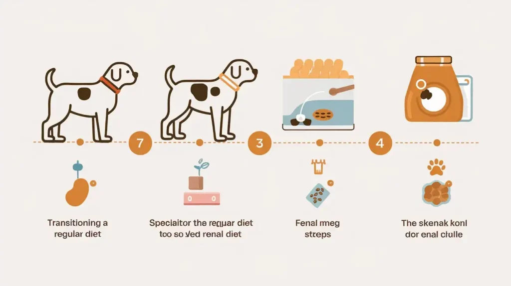 dog renal diet transition guide step-by-step