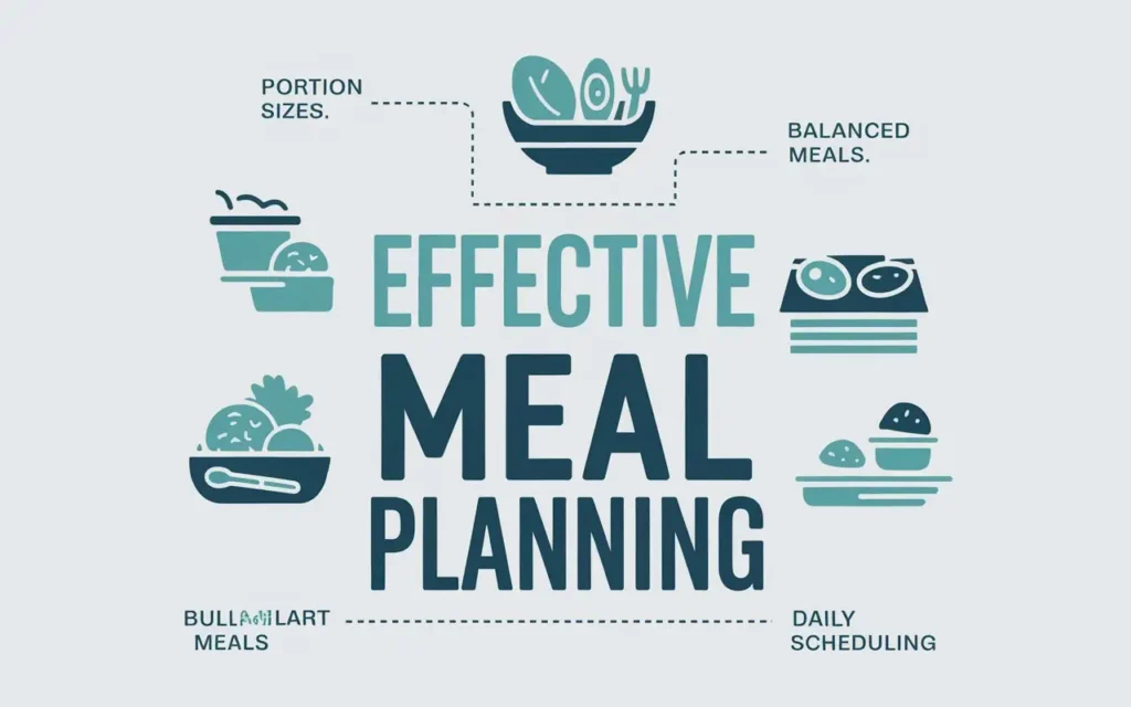 Hypoglycemia diet plan tips image displaying meal planning strategies