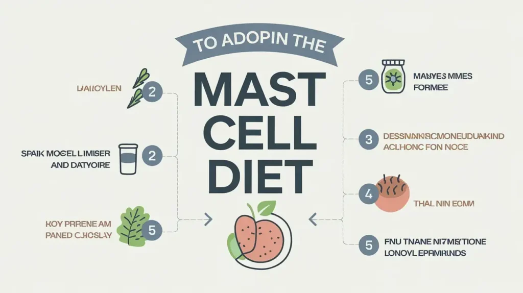 Step-by-step guide to implementing the mast cell diet