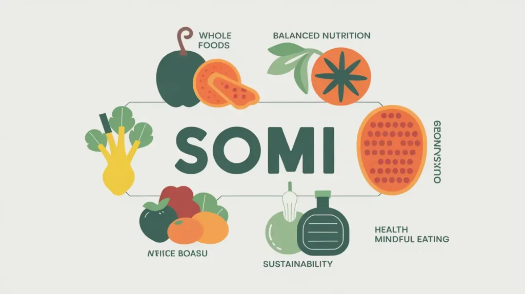 Visual representation of somi diet core principles