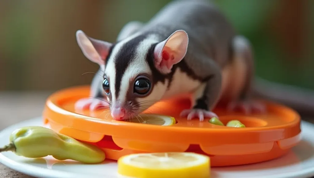 Innovative feeding technique for sugar gliders diet