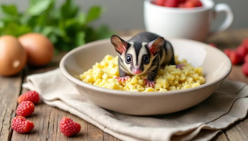 Homemade meal preparation for sugar gliders diet