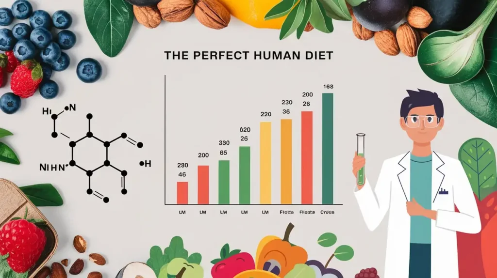 Scientific research supporting the perfect human diet.
