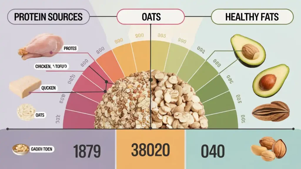 A breakdown of macronutrients for the best diet for 75 Hard, including protein, carbs, and fats.